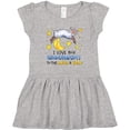 thumbnail image 3 of Inktastic I Love my Grandparents to the Moon and Back Cute Sheep Girls Toddler Dress, 3 of 5