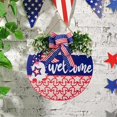 thumbnail image 6 of Independence Day Welcome Sign Home Decorations Front Door Farmhouses Door Entry Bowknot Door Entry Decorations, 6 of 10