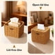 thumbnail image 5 of Caja de pañuelos tejida, contenedor para pañuelos faciales, organizador de servilletas, dispensador de para baño del hogar., 5 of 9