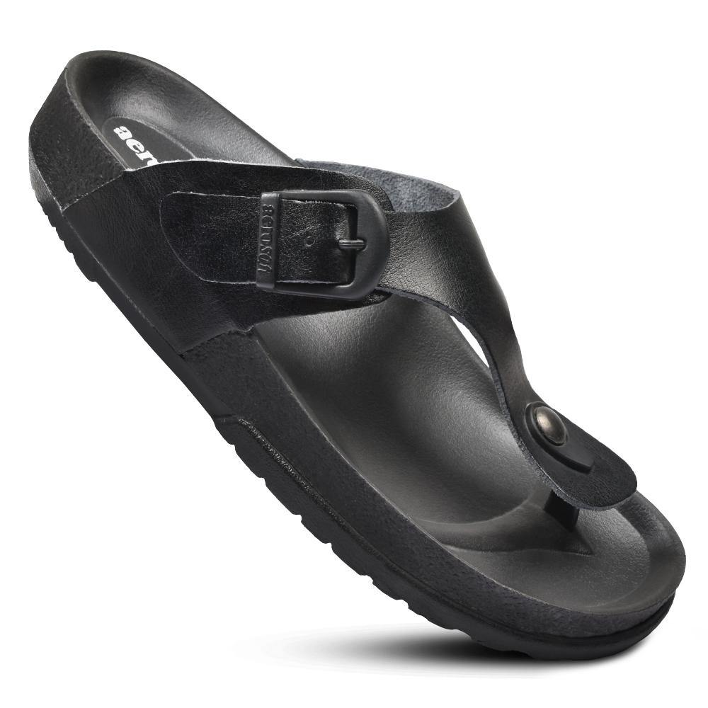 Aerosoft Ellis Women's Comfortable T Strap Arch Support Sandals -  Walmart.com