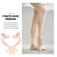 thumbnail image 3 of 2 Pcs Women's Shoes Satin Shoe Ribbon Ballet Shoes Colored Shoe Ribbon Shoe Strap Pink Shoe Ribbon Woman Women's, 3 of 6
