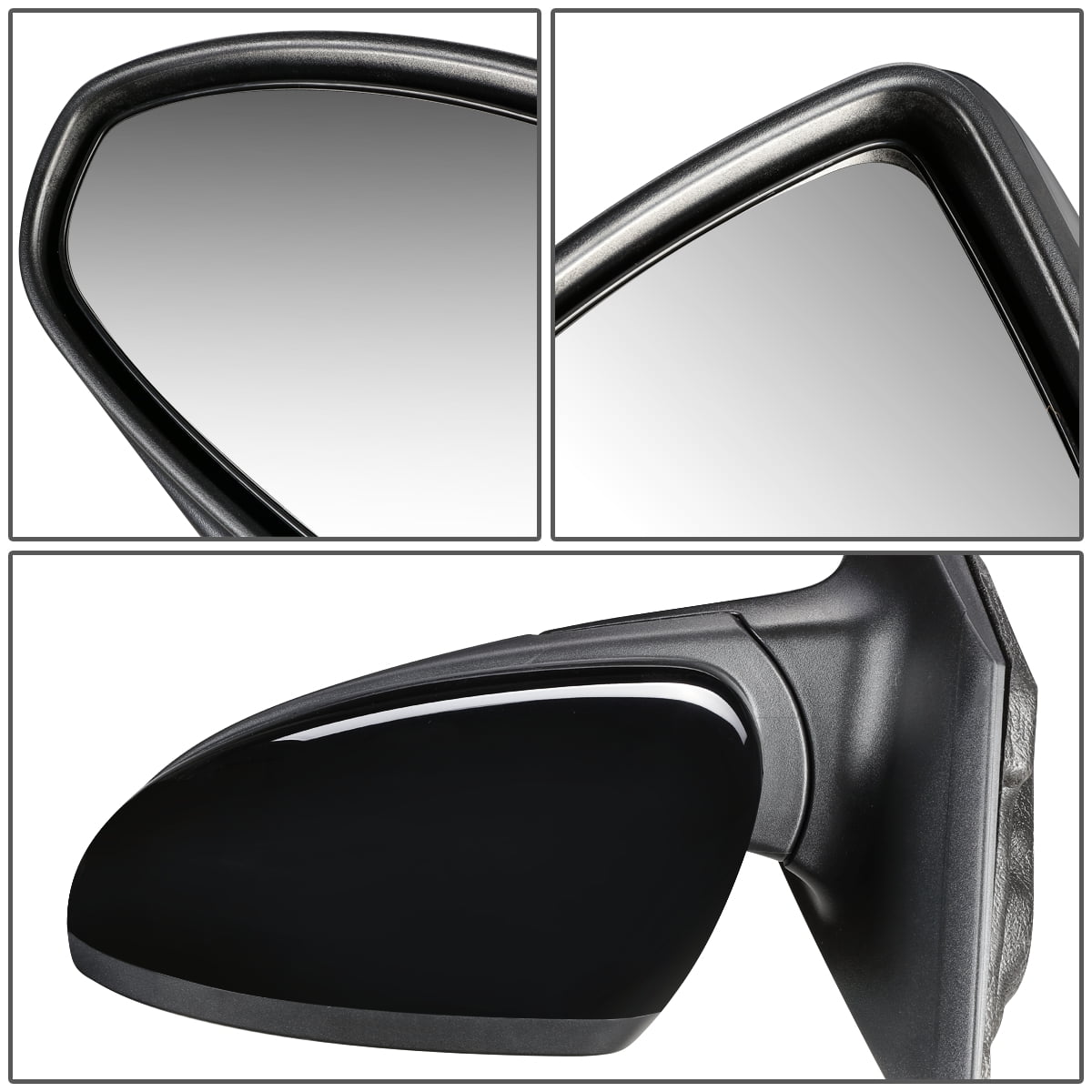 DNA Motoring OEM-MR-GM1320420 For 2011 to 2016 Chevy Cruze Limited OE Style Powered Driver / Left Side View Door Mirror 19258657 12 13 14 15