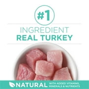 Purina ONE Plus, Sensitive Skin & Stomach, Dry Cat Food, Turkey, 3.5 lb Bag