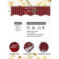 thumbnail image 4 of Red Truck Christmas Mantel Scarf Fireplace Decorations for Living Room, Xmas Tree Snowflake Plaid Fireplace Mantel Scarf Cover Runner for Halloween/Thanksgiving/Christmas Decor 70"x17", 4 of 6