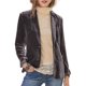 thumbnail image 1 of Chaqueta de Terciopelo para Mujer, Informal, con Solapa Abotonada, Larga, Cárdigan, Traje de Negocios, Abrigo con Bolsillos. Caqui XXL, 1 of 3