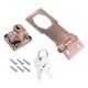 thumbnail image 2 of Cerraduras con llave con tornillos para puerta, todas con la misma llave, 3 piezas, tono cobre, 3 pulgadas, 2 of 6