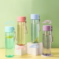 thumbnail image 4 of 20.2oz Water Bottle, Frosted Portable Water Bottle with Wrist Strap, Leak-proof Water Bottle for Outdoor Sports, 4 of 6