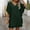 Army Green, variant on Women's V-Neck Short Sleeve Casual Dress, Solid Color Comfortable Everyday Wear for Multiple Occasions