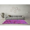 thumbnail image 3 of Ahgly Company Indoor Rectangle Abstract Purple Contemporary Area Rugs, 2' x 3', 3 of 4