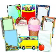 School Smart School Year Notepads, 50-Sheet Pads, Set of 10