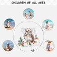 thumbnail image 6 of joogoo Kids Boys Swim Trunks Watercolor Owl Beach Board Shorts Drawstring Swimsuit Kid Teen M, 6 of 6