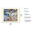 thumbnail image 2 of Landscape (Landschaft) - From an Original Color Painting by Wassily (Vasily) Kandinsky c.1913 - Fine Art Matte Paper Print (Unframed) 16x20in, 2 of 4
