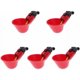 thumbnail image 1 of ZHAOCHENG Bebedero automático para pollos, color rojo, práctico recipiente de plástico para agua potable para pollos, aves de corral, gallinas, 5 unidades., 1 of 5
