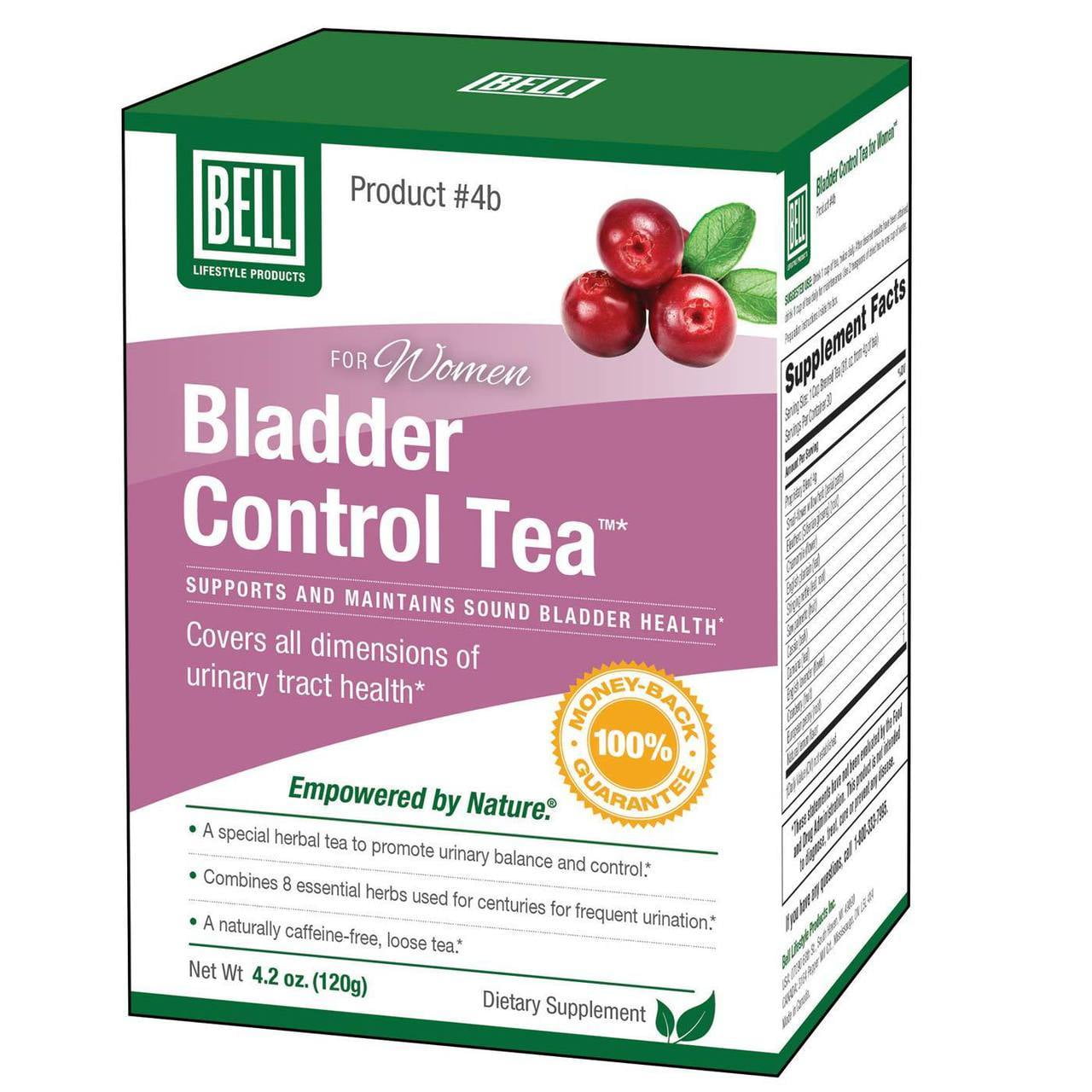 Bell Bladder Control Tea For Women 4b, 120g (2Pack)