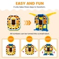 thumbnail image 2 of Robots Transforming Toy HOPANDOS Animal Number 10 en 1 con tarjetas, 2 of 8