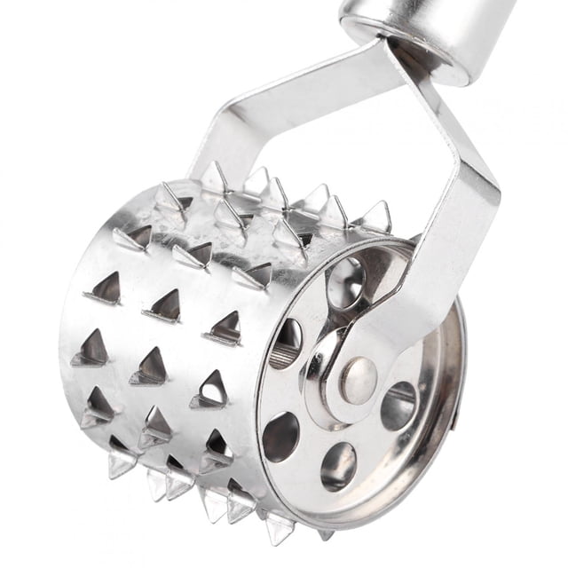 Ablandador de carne de acero inoxidable martillo de pollo para carne de res con rodillo fuerte con ergonómico para cualquier herramienta de cocina de carne plateado ANGGREK Otros