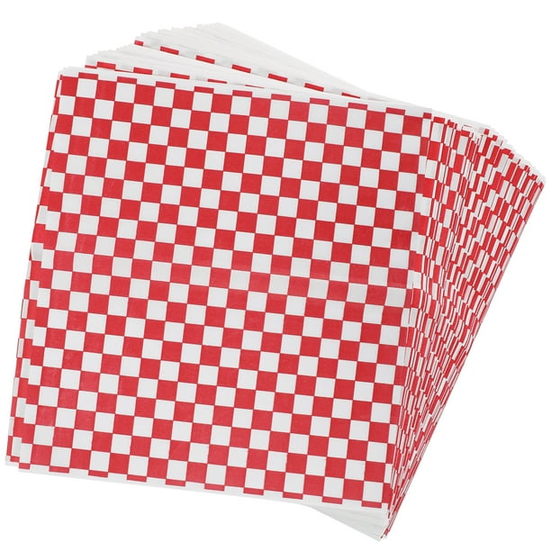 100 hojas de papel de seda para panadería, envoltorios de hamburguesas, caramelo, papel antigrasa, papel para envolver queso y alimentos
