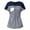 Navy Blue, variant on zttd women maternity short sleeve striped layer nursing t-shirt top for breastfeeding blouse