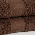 thumbnail image 2 of Mainstays Solid 2-Piece Bath Sheet Set, Brown Basket, 2 of 10