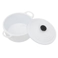 thumbnail image 1 of Mini Simulation Pot Toy Dollhouse Furniture 1:12 Scale Model Kitchen Toy Durable Miniature Cookware for Dollhouse White, 1 of 7