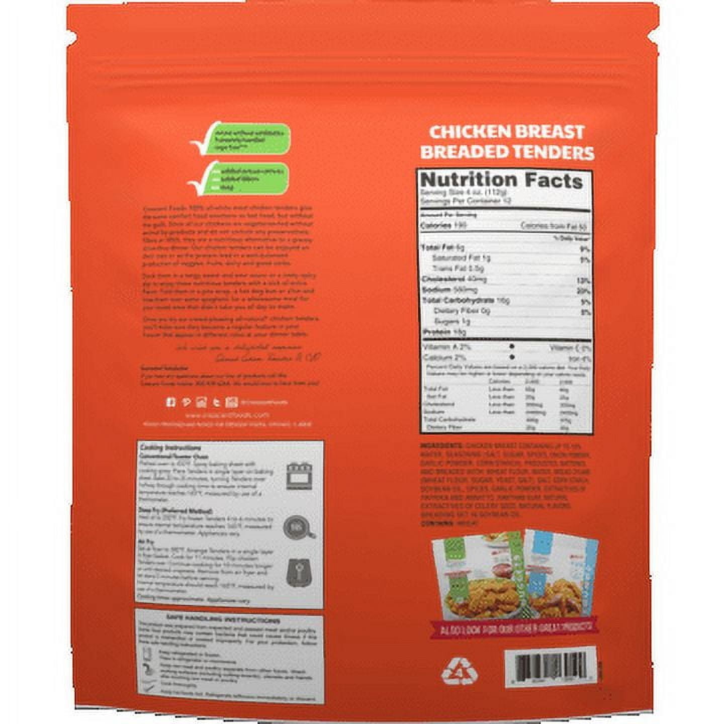Chicken Breast Breaded Tenders | Halal | 3 lb. Each Bag | 4 Bags