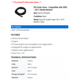 thumbnail image 2 of Oil Cooler Hose - Compatible with 2003 - 2011 Honda Element 2004 2005 2006 2007 2008 2009 2010, 2 of 2