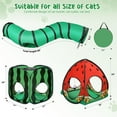 thumbnail image 5 of Foldable 4 Seasons Indoor Cat Tent with Tunnel & Bed, 5 of 7