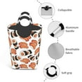 thumbnail image 4 of KLL Sushi Roll Laundry Hamper,Large Canvas Fabric Lightweight Storage Basket Toy Organizer Dirty Clothes Collapsible Waterproof, 4 of 6