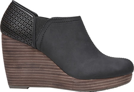 Dr scholl's harlow wedge bootie black Clearance