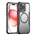 thumbnail image 1 of Carbon Fiber Texture Magsafe Phone Case For Iphone 15 Series,iPhone 16 Plus, 1 of 6