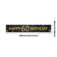 thumbnail image 2 of Glamorous Glittery Happy 60th Birthday Banner Background Backdrop Decors for Birthday Party Photography Props Celebration Decorations Event Supplies, 2 of 7
