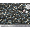 thumbnail image 2 of Soimoi Rayon Fabric Paper Boat,Fish & Starfish Ocean Decor Fabric Printed Yard 42 Inch Wide, 2 of 3