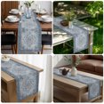 thumbnail image 7 of Table Runners 70 Inches Long Dress Scarves, Vintage Boho Farmhouse Coffee/Dining/Kitchen Table Decor, Holiday Table Runner, Retro Rustic Ethnic Tribal Floral Print 13x70 Inch, 7 of 7