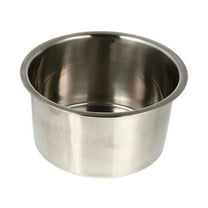 TABLZONE Lightweight Silver Wax Melting Pot with Long Handle for DIY Crafting