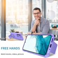thumbnail image 5 of for Samsung Galaxy A54 5G Case with Slide Camera Cover, [Military Drop Protection] [Snug Touch] Hard Back & Soft Edge Phone Case with Stereo Bracket for Samsung A54 5G 6.4" LTT Purple, 5 of 9