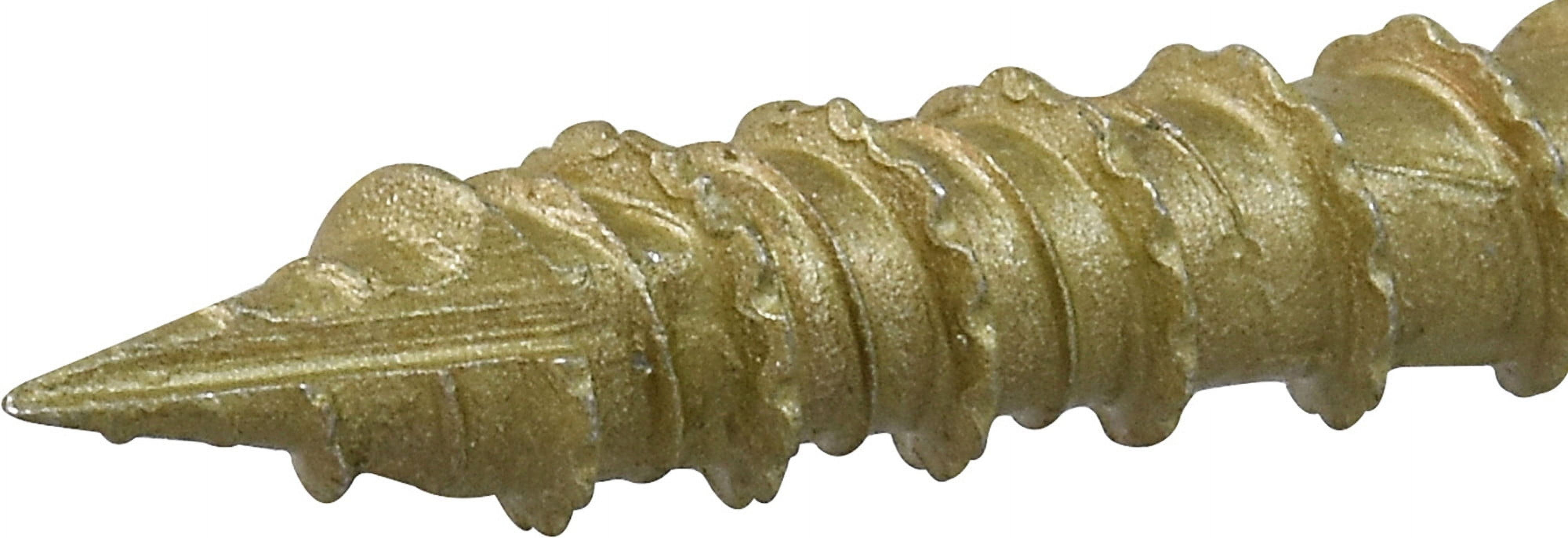(3 pack) Power Pro Exterior Multi-Material Screws, #10 x 3", Steel, Epoxy, Bronze, 15 pack