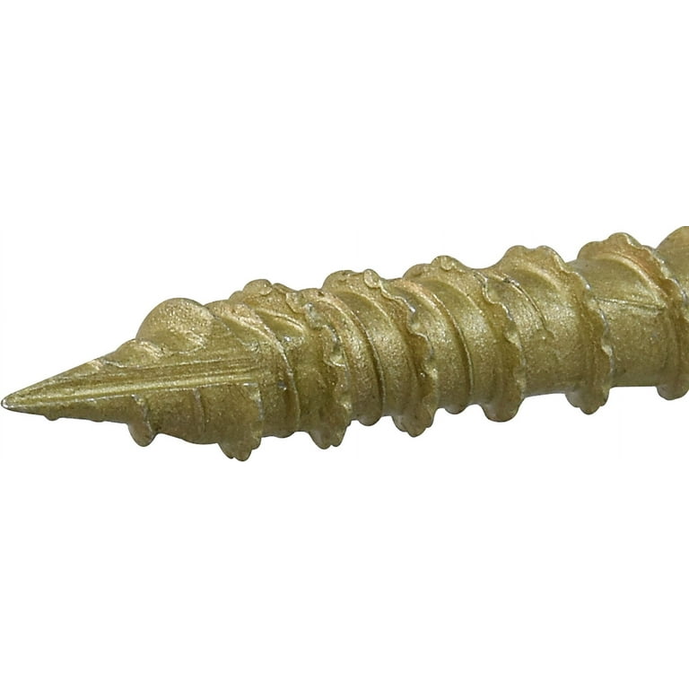 Power Pro One Exterior Flat-Head Multi-Material Screws (#10 x 3") - 10 Pieces