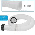 thumbnail image 5 of Intex 29060e Filter Pump System 1.5 X 56 Inch Plastic Pool Pump Replacement Hose (2-pack), 5 of 5