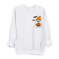 thumbnail image 2 of Sweatshirts for Women Halloween Crew Neck Casual Print Fashion Long Sleeve Hooded Sweatshirt Pullover Tops, 2 of 3