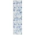 thumbnail image 3 of SAFAVIEH Amelia Carrie Abstract Runner Rug, Navy/Light Gray, 2'2" x 6', 3 of 11