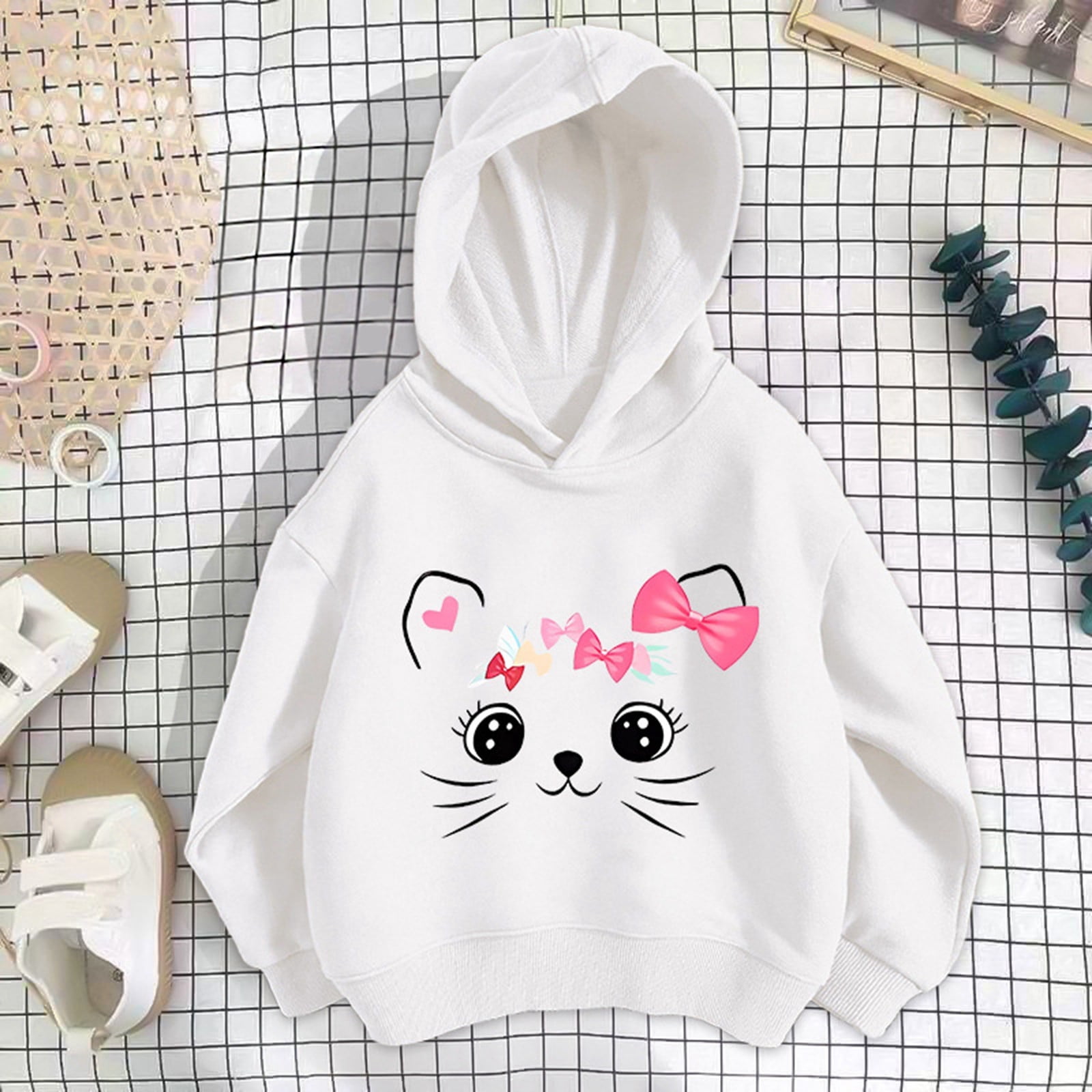 Sweat à Capuche Enfant - Veste Hiver Douce Et Décontractée Pour Filles Et Garçons - Design Sans Poche - Style Personnalisé