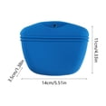 thumbnail image 3 of Cevemin Silicone Dog Training Waist Bag Clip Type Pet Treat Pouch Portable Snack Food Holder for Outdoor Walking, 3 of 6