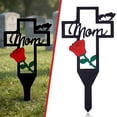 thumbnail image 1 of Cemetery Memorial Stake For Parents Metal Garden Decoration Memorial Sign For Outdoor Decoration, 1 of 9