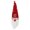 B, variant on Jiaroswwei Wine Bottle Cover Exquisite Ornamental Adorable Christmas Faceless Hat Champagne Bottle Decoration for Party