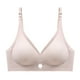 thumbnail image 4 of Sujetador sin aros de copa completa para mujer: bustier acolchado sin costuras con tirantes anchos, soporte suave y transpirable, tallas S-XL, 4 of 4