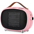 thumbnail image 1 of Calefactor eléctrico mini cerámico Teioe 800W, 3 modos, rosa, 1 of 7