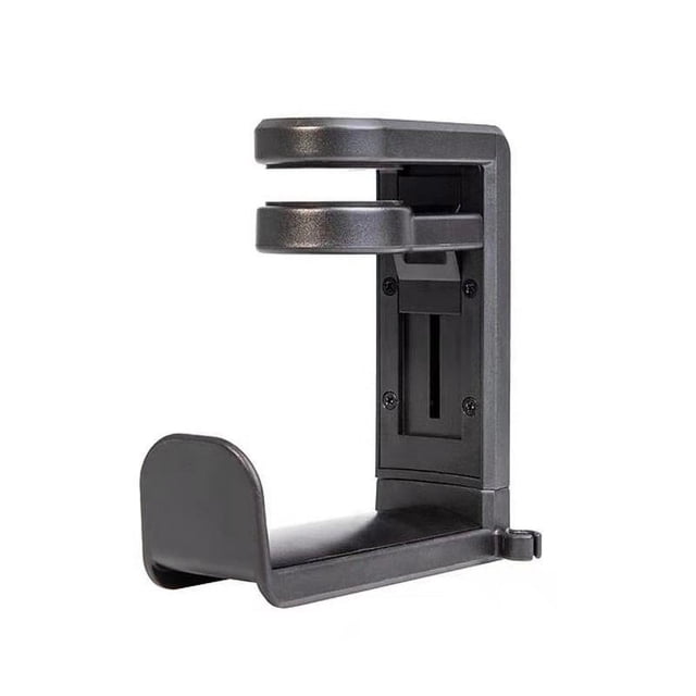 Soporte giratorio para auriculares: soporte para auriculares para juegos, soporte ajustable para auriculares con abrazadera, gancho para colgar auriculares debajo del escritorio