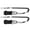 2 pack, variant on Fishing Poles Tethers Tie Belt Wrap Straps Metal Buckles Straps Fishing Casting Rods Holder Belt with Coiled Lanyard