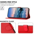 thumbnail image 4 of Decase Wallet Case for Samsung Galaxy A36 5G, Lychee Pattern Leather Flip Protective Cover with Card Slots Wrist Strap,Shockproof Premium PU Leather Wallet Phone Case with Magnetic Function,Red, 4 of 6