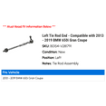 thumbnail image 2 of Left Tie Rod End - Compatible with 2013 - 2019 BMW 650i Gran Coupe 2014 2015 2016 2017 2018, 2 of 2
